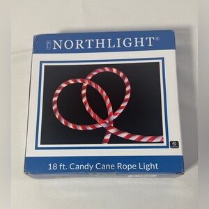 Northlight 18 Ft Candy Cane Rope Light Christmas Red White Striped Incandescent